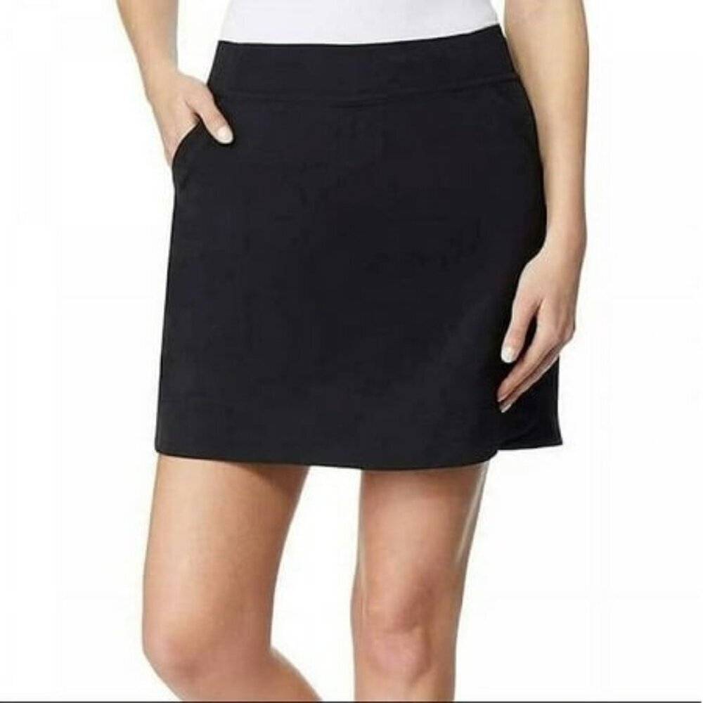 S.C. & CO. Womens  Tummy Control Skort Black  XXL NEW